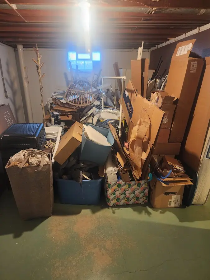 Roll-off dumpster container at job site for Construction Dumpster Rental in Blackhawk